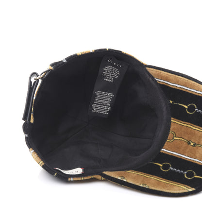 Gucci Chenille Printed Baseball Hat L Black Multicolor 6 of 8