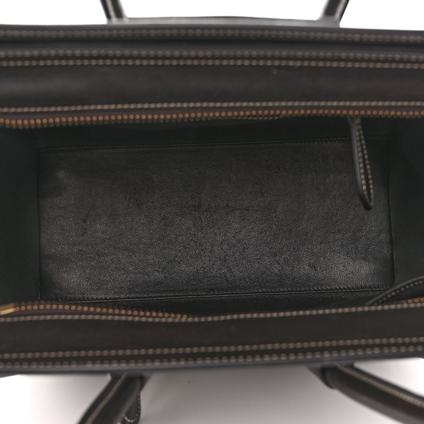 Smooth Calfskin Tri-Color Micro Luggage Light Emerald