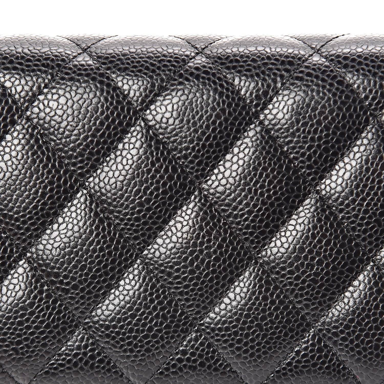 Chanel Caviar Quilted Large Gusset Flap Wallet Black 14 of 14