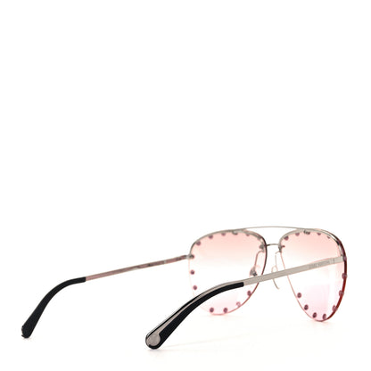 Louis Vuitton The Party Aviator Gradient Sunglasses Z0914U Pink 4 of 7