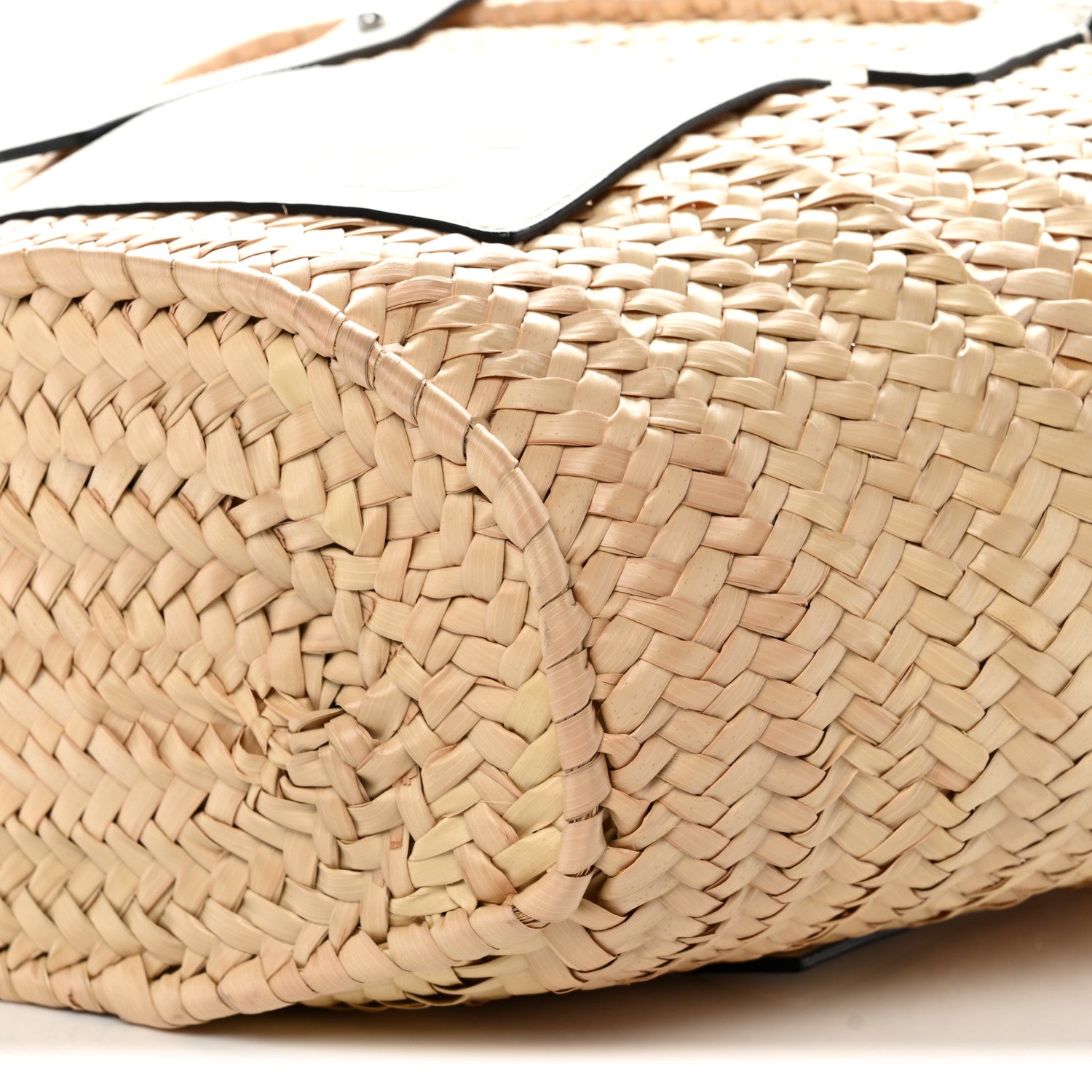 Loewe Raffia Small Basket Tote Bag Natural White 10 of 10