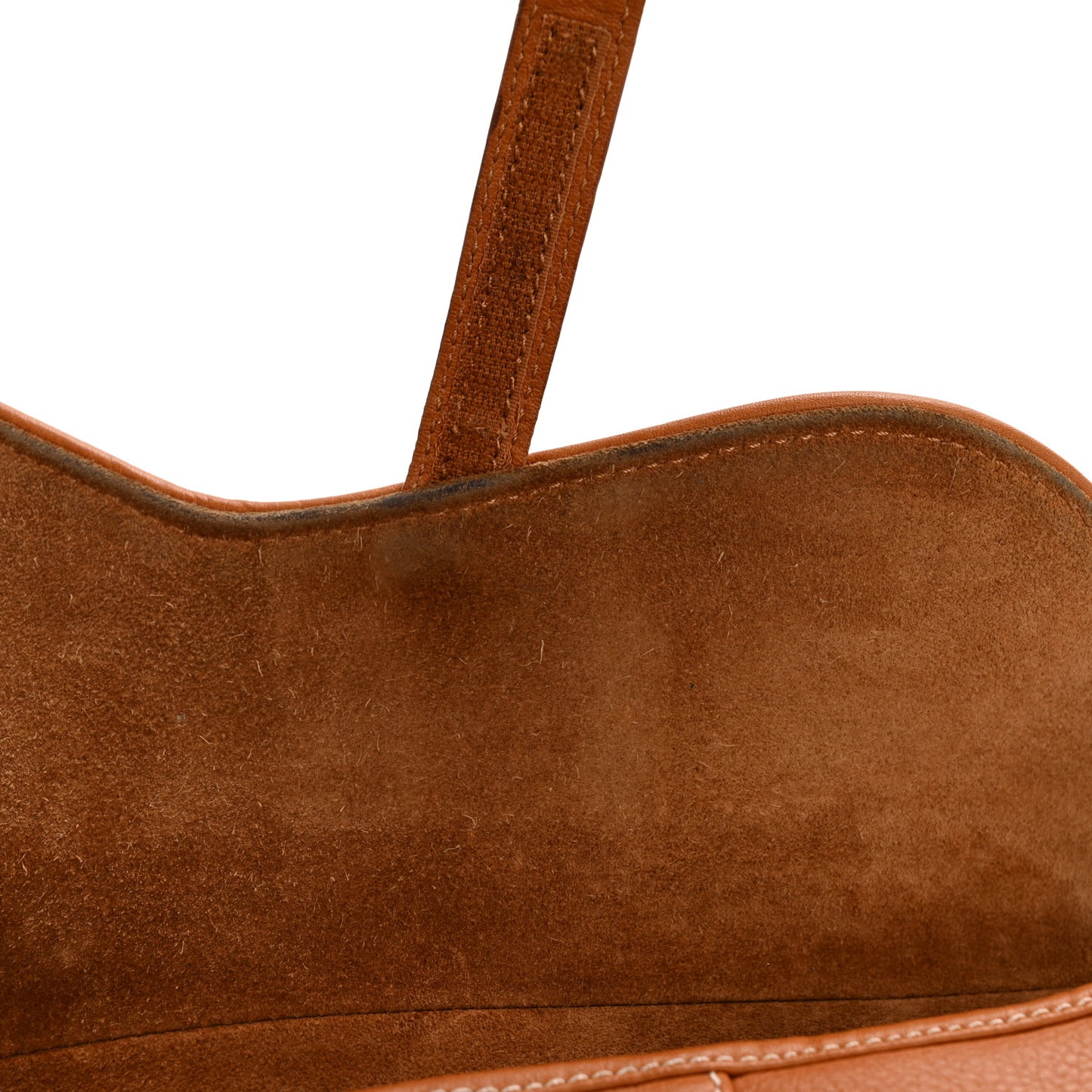Calfskin Saddle Bag Tan