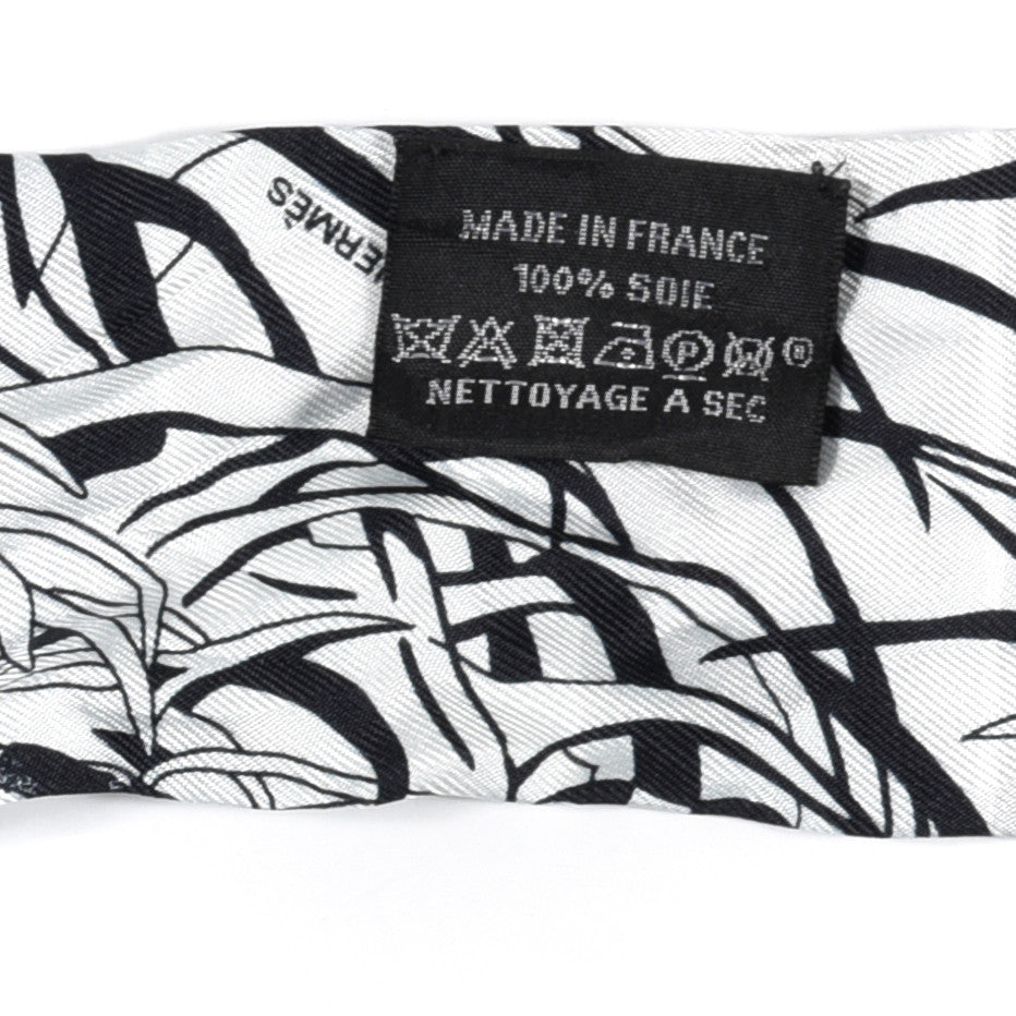 Silk Jungle Love Rainbow Twilly Gris Black White