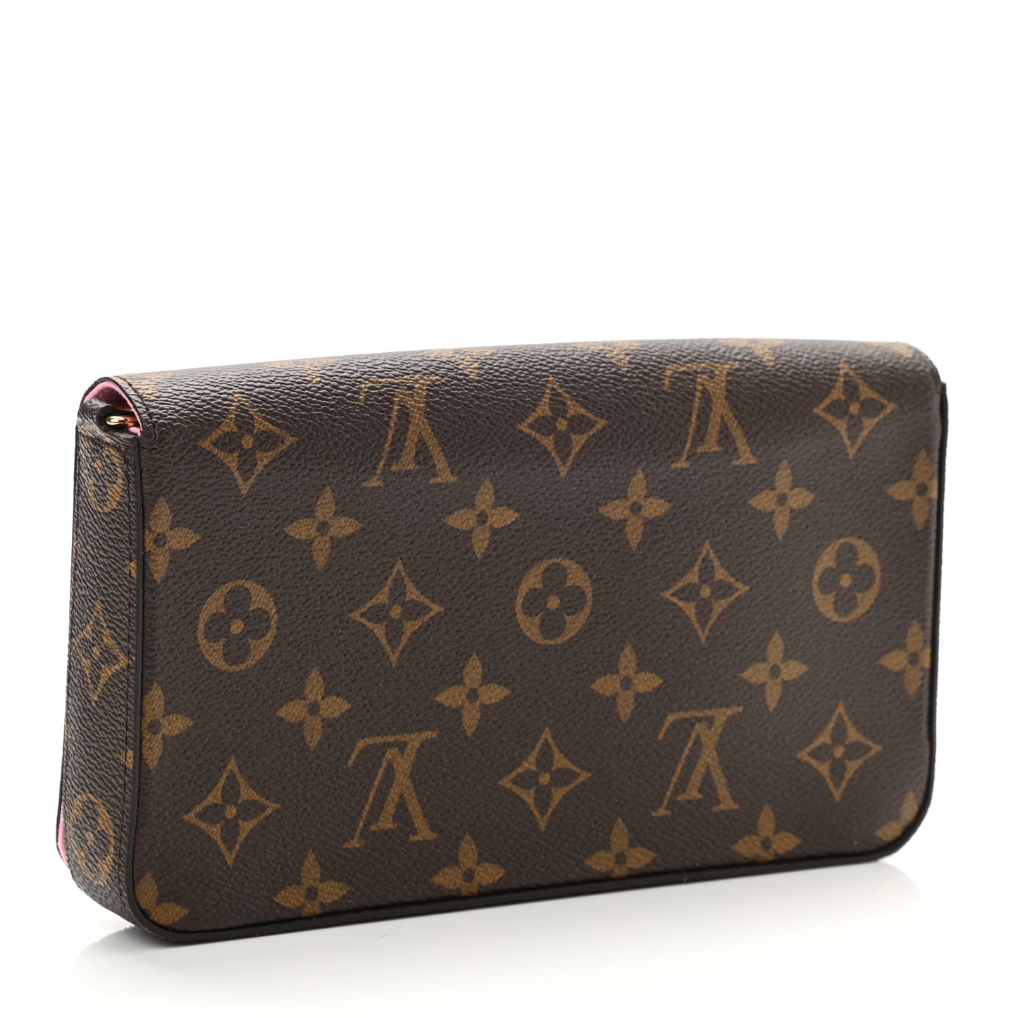 Monogram 2022 Christmas Animation Paris Pochette Felicie Chain Wallet Pink