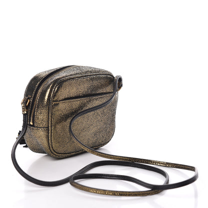 Saint Laurent Lame Nappa Star 3D Monogram Blogger Bag Moss 3 of 10