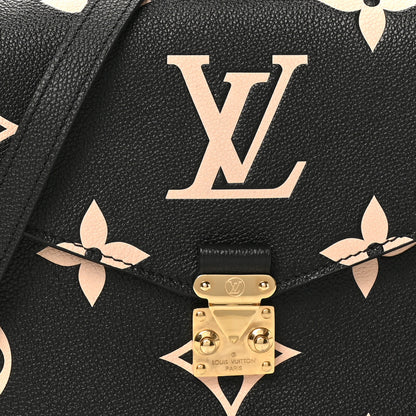 Louis Vuitton Empreinte Monogram Giant Pochette Metis Black Beige 7 of 9