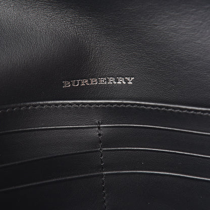 Burberry Calfskin Perforated Logo Hampshire Crossbody Black 5 of 7