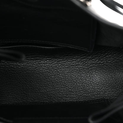 Balenciaga Grained Calfskin Papier Mini A4 Zip Around Tote Black 6 of 11