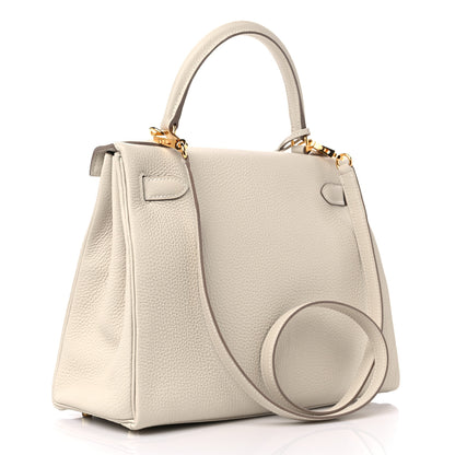 Hermes Togo Kelly Retourne 28 Craie 3 of 10