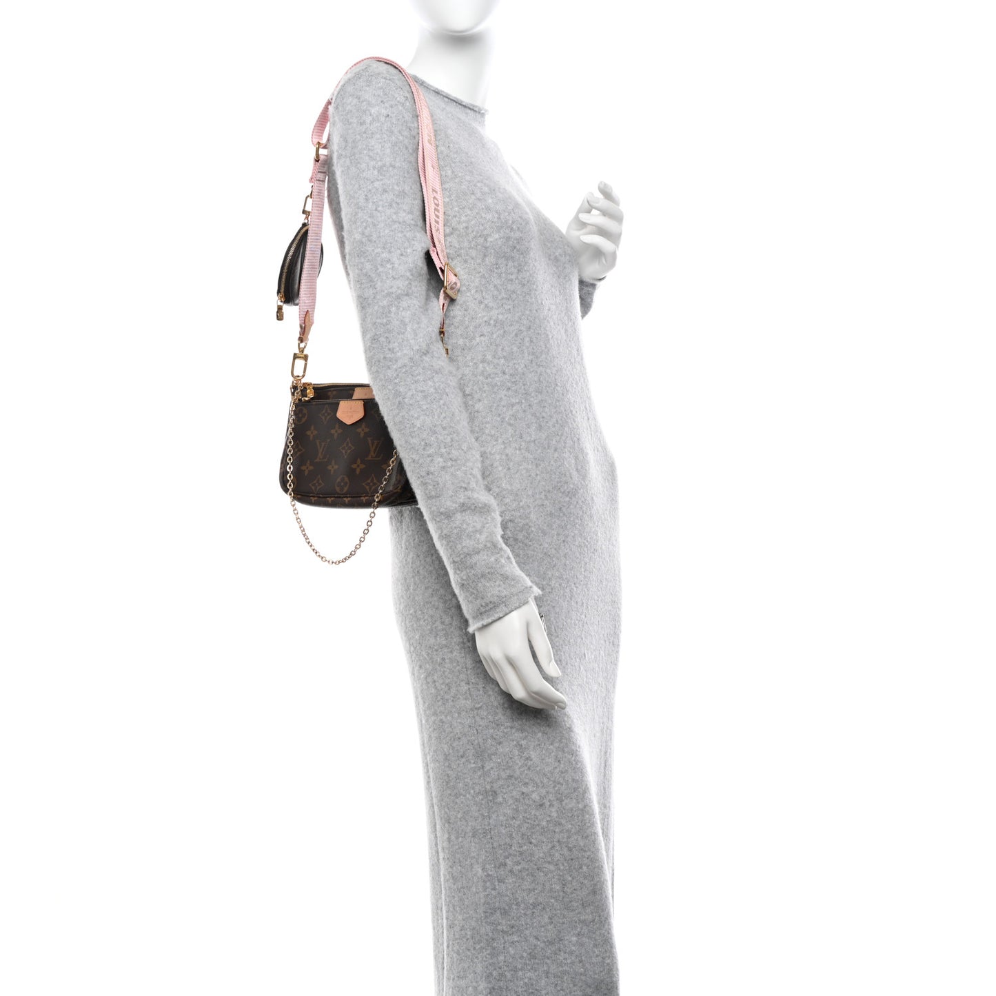 Monogram Multi Pochette Accessories Rose Clair