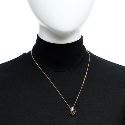 Cartier 18K Pink Yellow White Gold Trinity Cushion Pendant Necklace 2 of 5