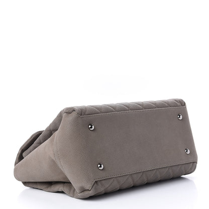 Chanel Iridescent Caviar Medium Lady Pearly Flap Khaki 5 of 12