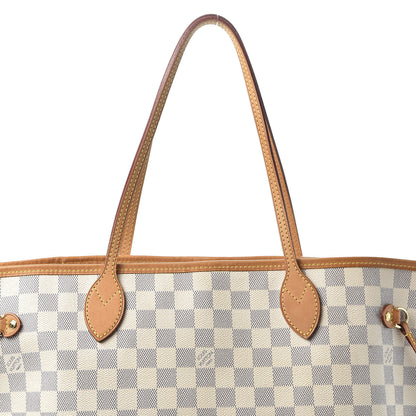 Louis Vuitton Damier Azur Neverfull MM 9 of 10