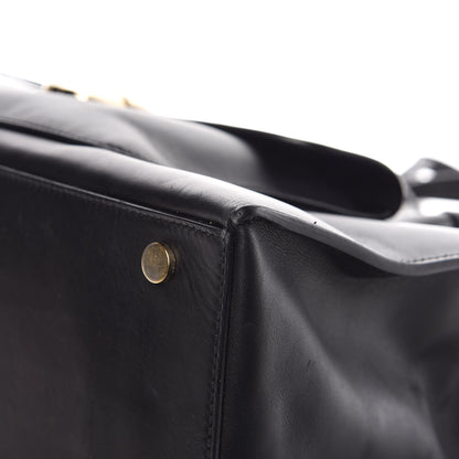 Balenciaga Calfskin Padlock Work S Bag Black 13 of 14