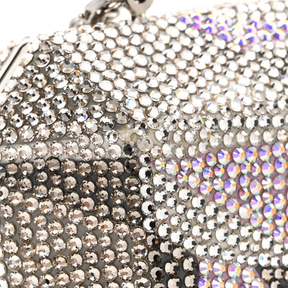 Judith Leiber Swarovski Crystal Slim Clutch Silver Multicolor 11 of 12