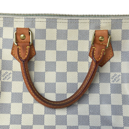 Louis Vuitton Damier Azur Speedy 30 17 of 22