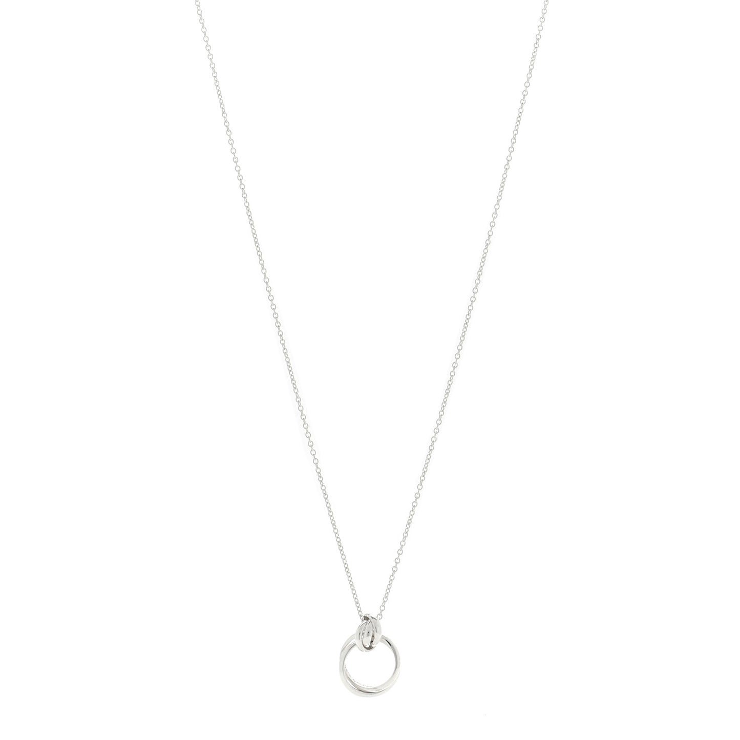 Sterling Silver Mini Paloma's Melody Circle Pendant Necklace