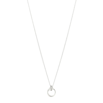 Tiffany Sterling Silver Mini Paloma's Melody Circle Pendant Necklace 1 of 4