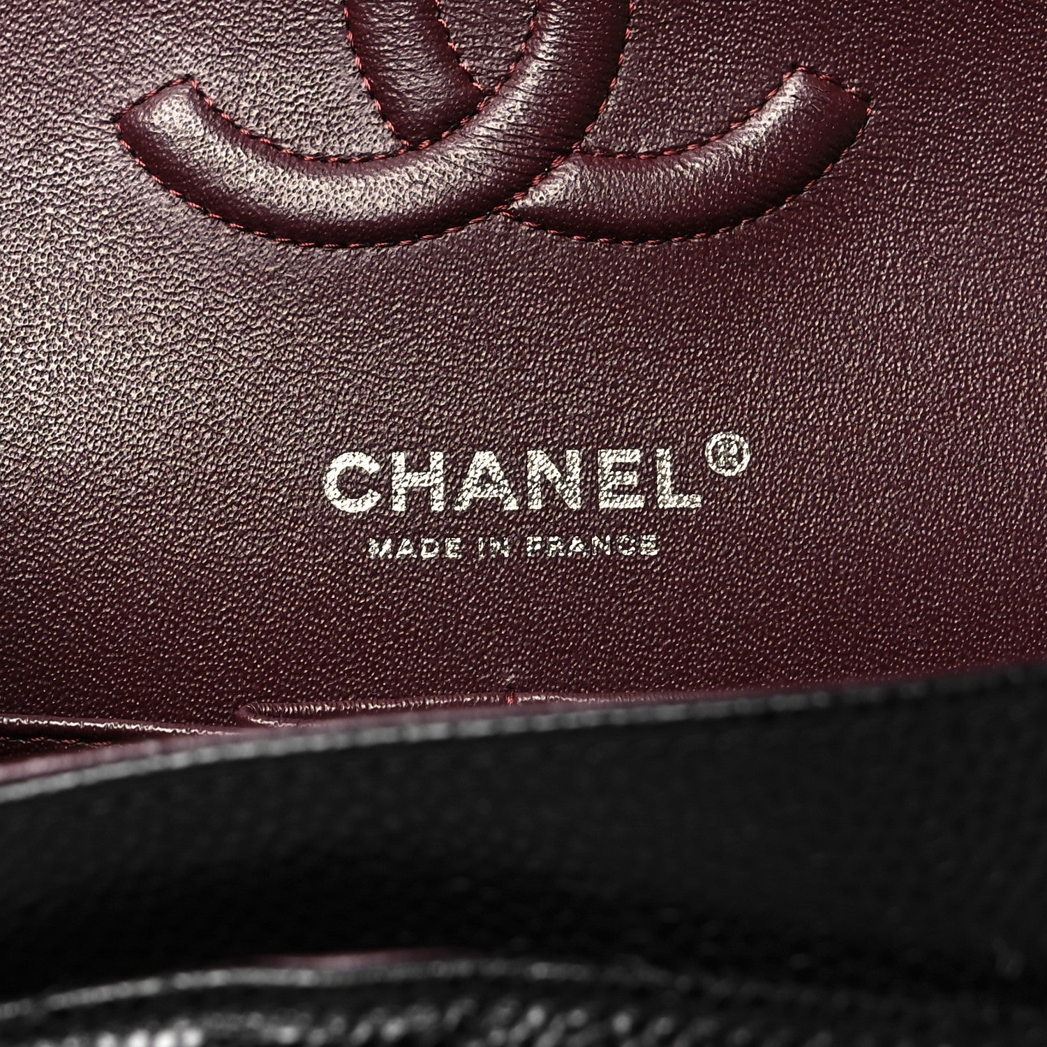 Chanel Caviar Quilted Medium Double Flap Black 6 of 10