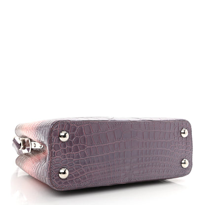 Louis Vuitton Crocodile Ombre Mini Capucines Pink 4 of 8