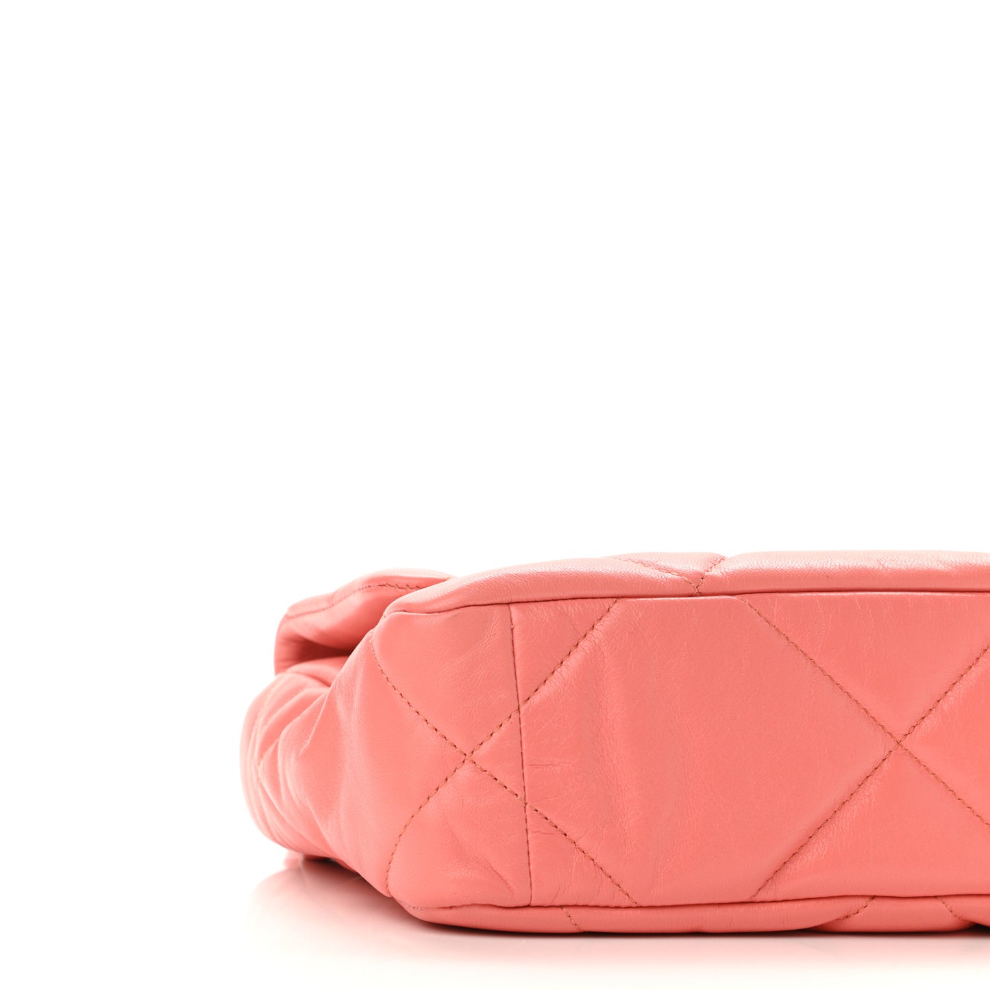 Goatskin Quilted Medium Chanel 19 Flap Pink