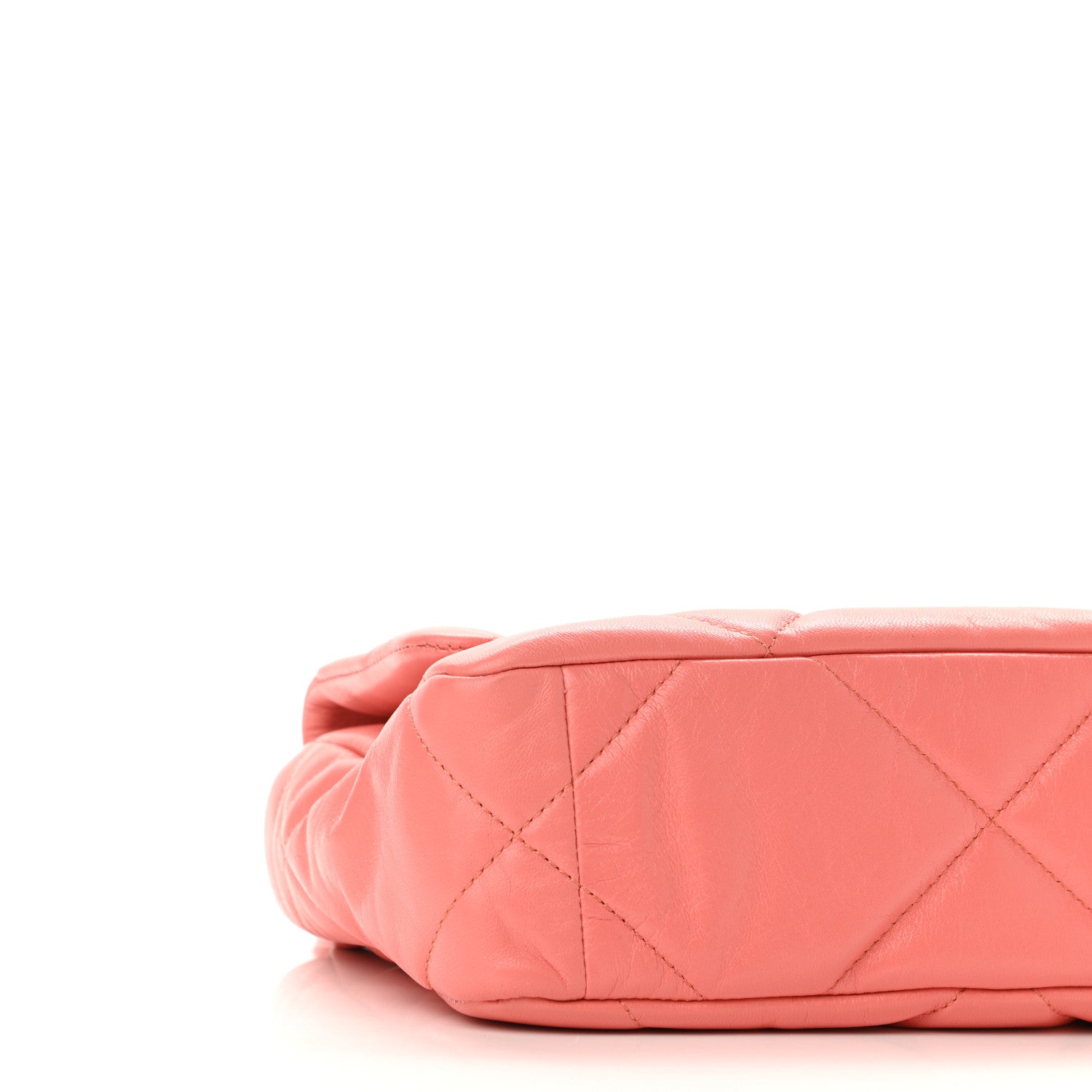 Chanel Goatskin Quilted Medium Chanel 19 Flap Pink 9 of 10
