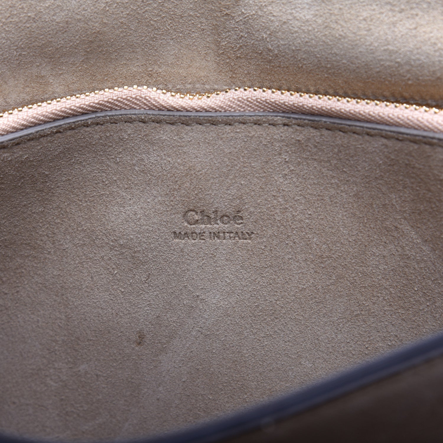 Chloe Suede Calfskin Medium Faye Shoulder Bag Tobacco 8 of 12