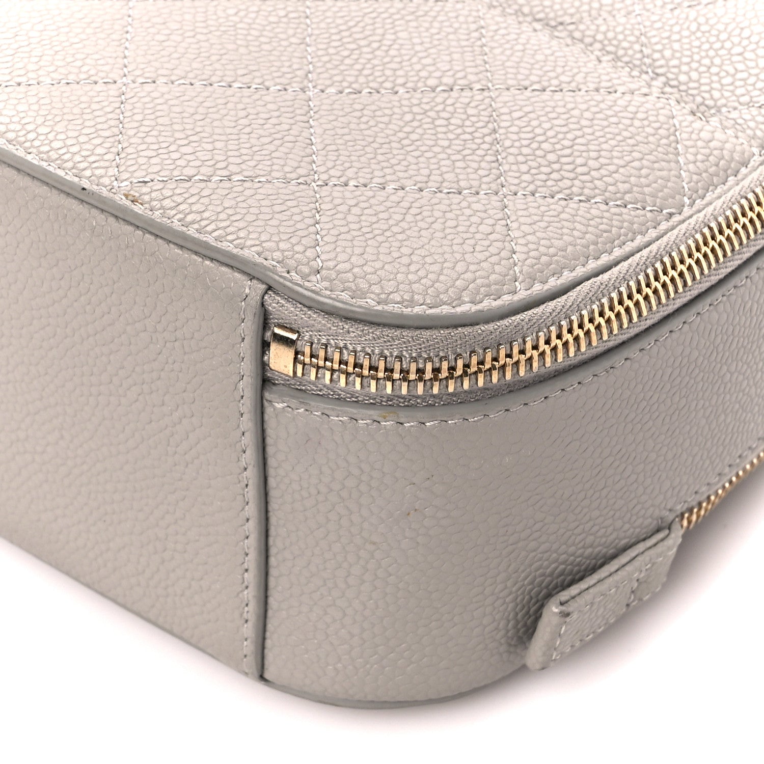Chanel Caviar Quilted Small Camera Case Grey 11 of 13