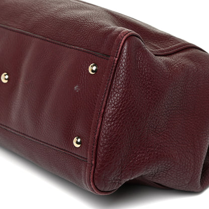 Gucci Pebbled Calfskin Medium Soho Shoulder Bag Bordeaux 9 of 24