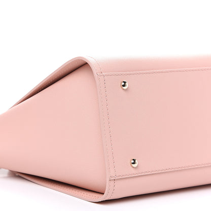 Chanel Caviar Small Studded Deauville Tote Light Pink 8 of 9