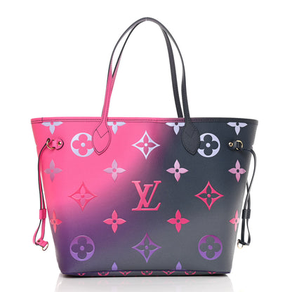 Louis Vuitton Monogram Giant Spring In The City Neverfull MM Midnight Fuchsia 3 of 11