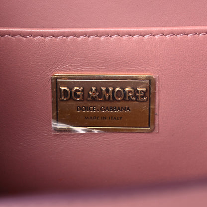 Dolce & Gabbana Smooth Calfskin Small DG Amore Envelope Bag Pink 6 of 10