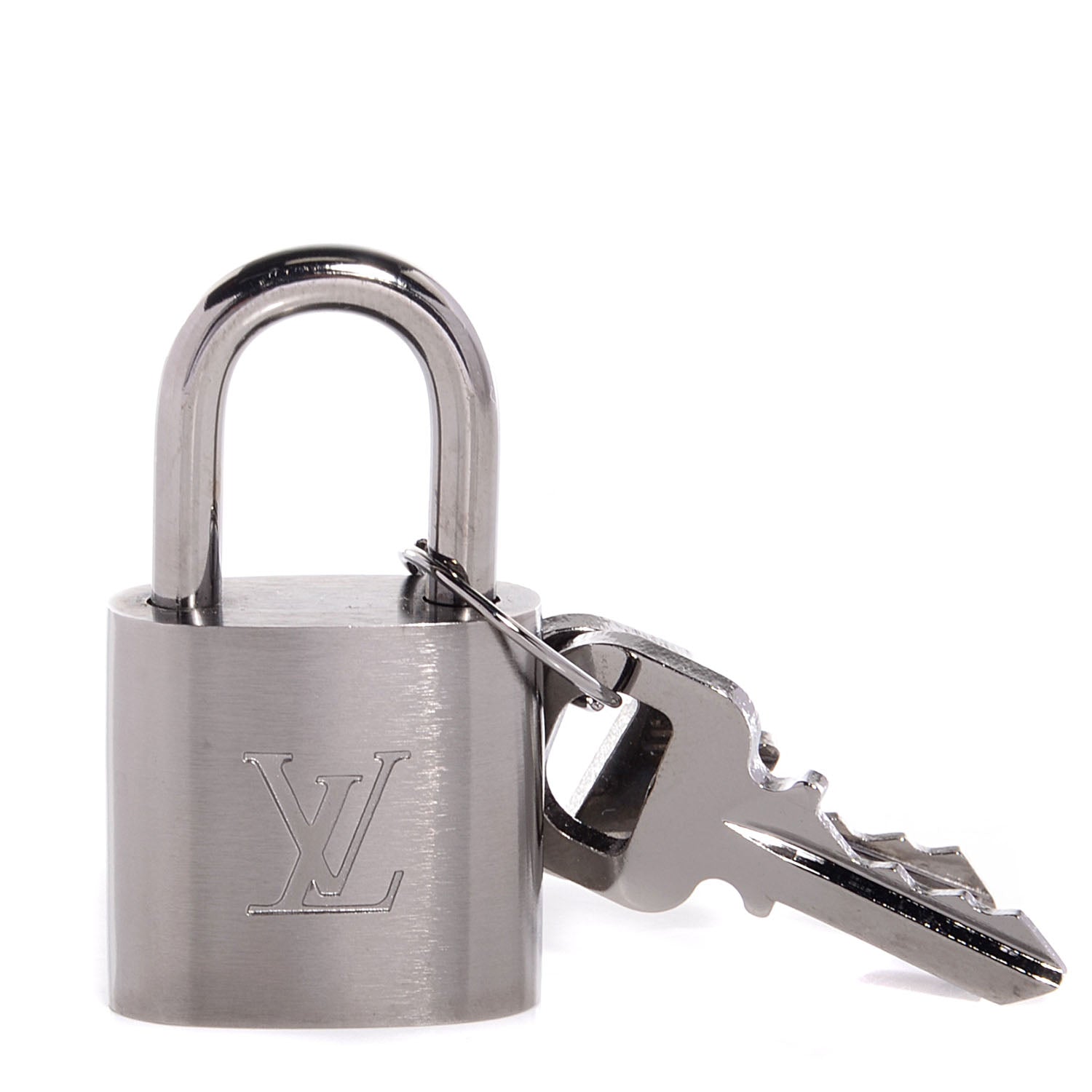 Louis Vuitton Brushed Titanium Lock and Key Set 1 of 4
