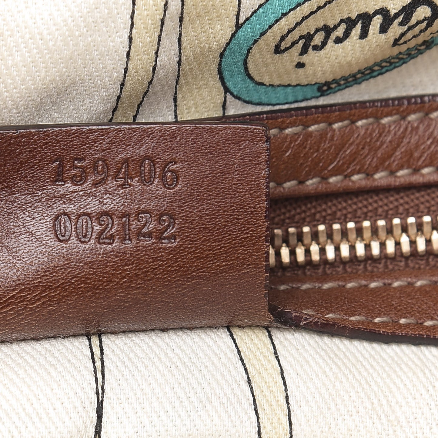 Monogram Large Biba Studded Hobo Brown