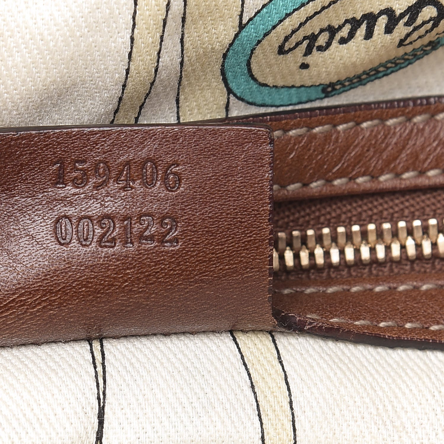 Gucci Monogram Large Biba Studded Hobo Brown 7 of 13