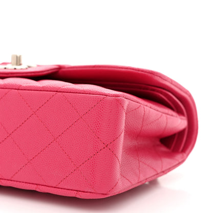 Chanel Caviar Quilted Small Double Flap Fuchsia 10 of 10