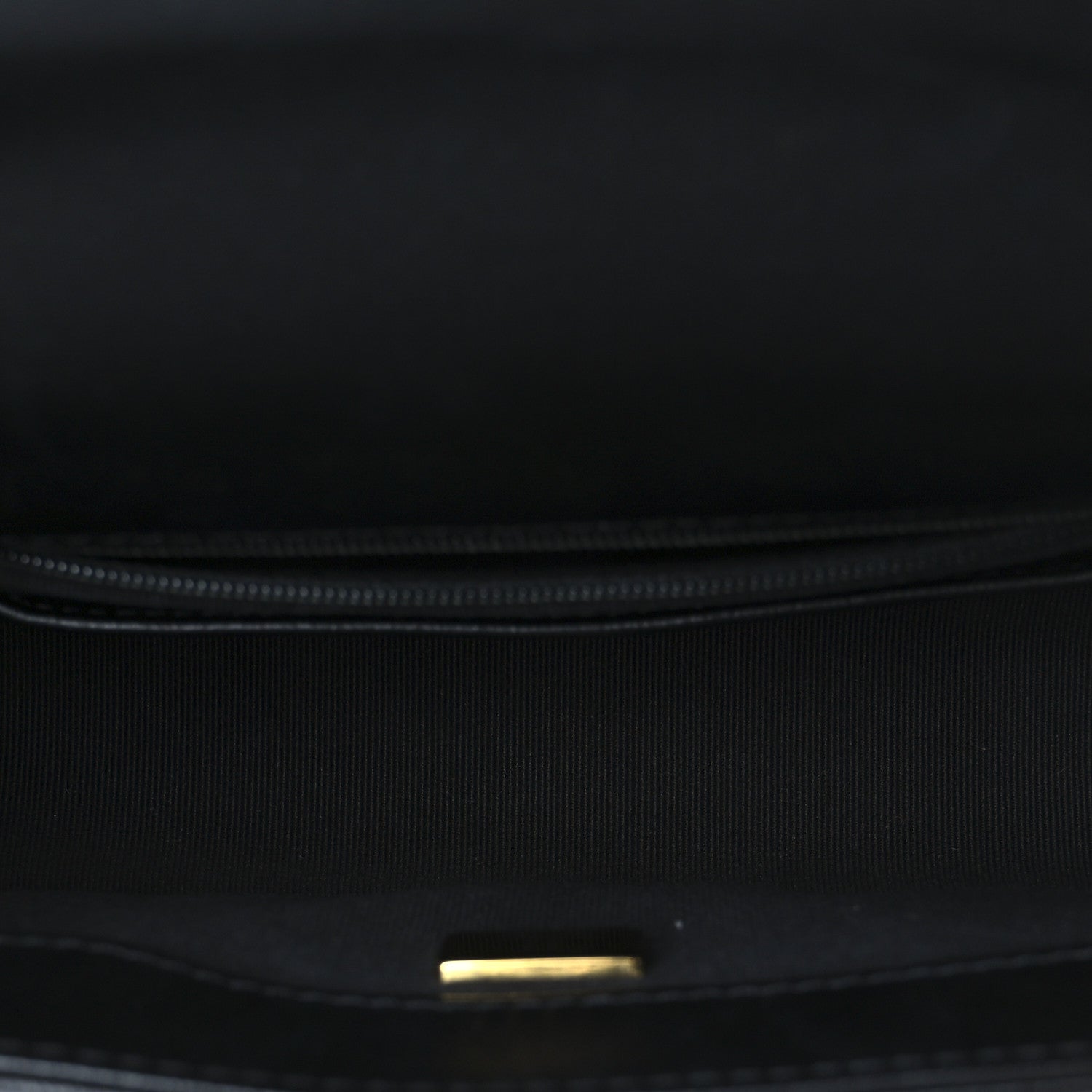 Chanel Shiny Lambskin Quilted Half Mini Flap Black 5 of 12