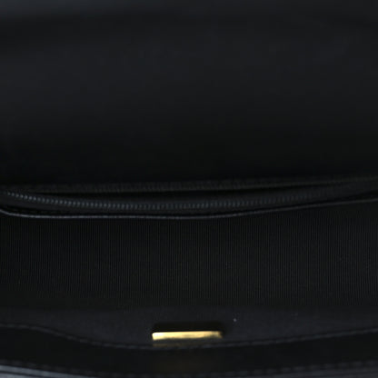 Chanel Shiny Lambskin Quilted Half Mini Flap Black 5 of 12