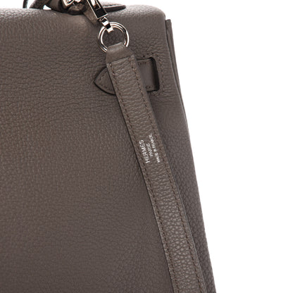 Hermes Togo Kelly Retourne 32 Etain 10 of 13