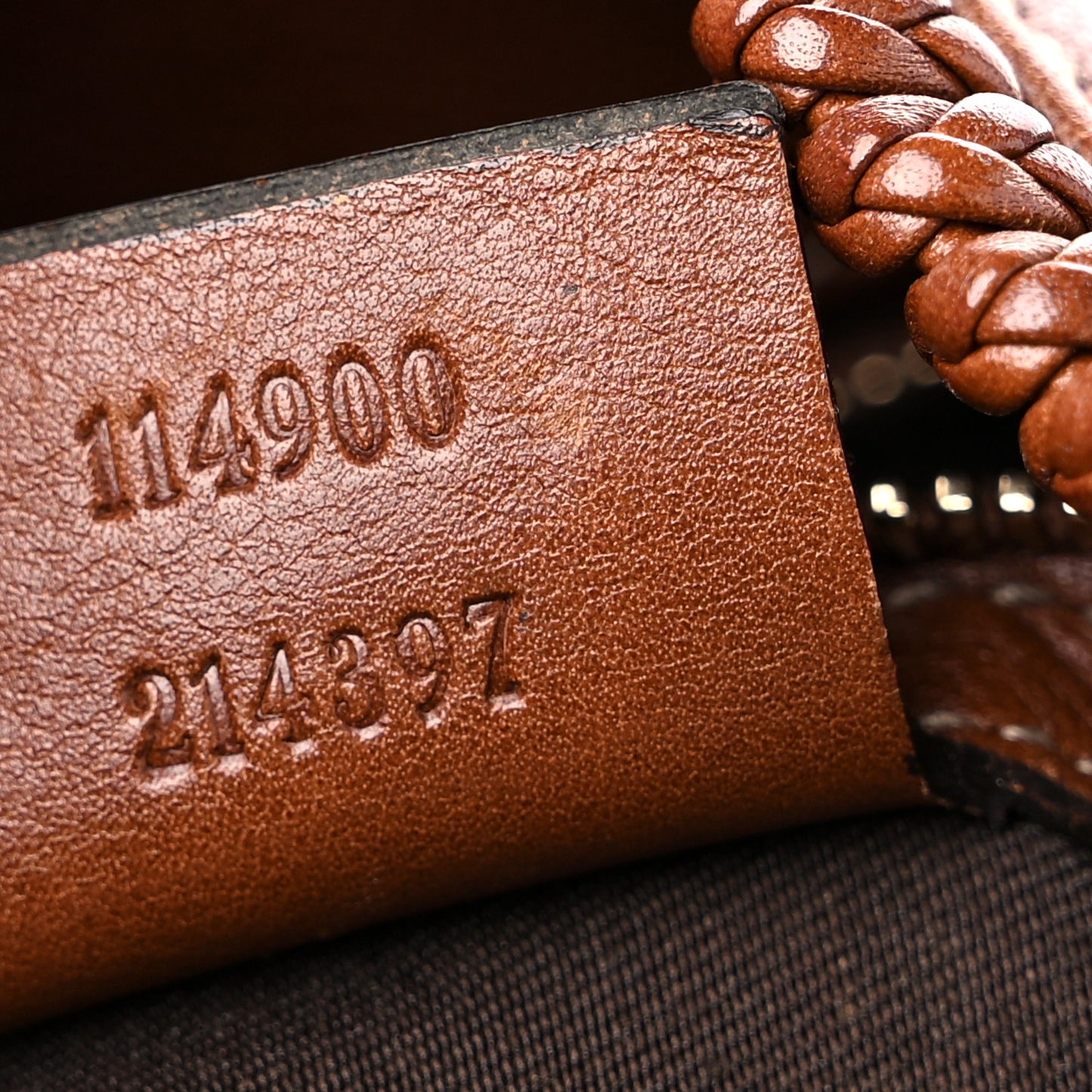 Calfskin Large Horsebit Chain Hobo Brown