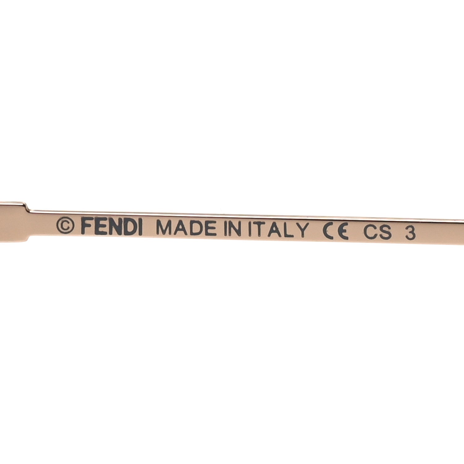 Fendi Metal Mirrored Eyeline Sunglasses FF 0193S Black Rose Gold 5 of 7