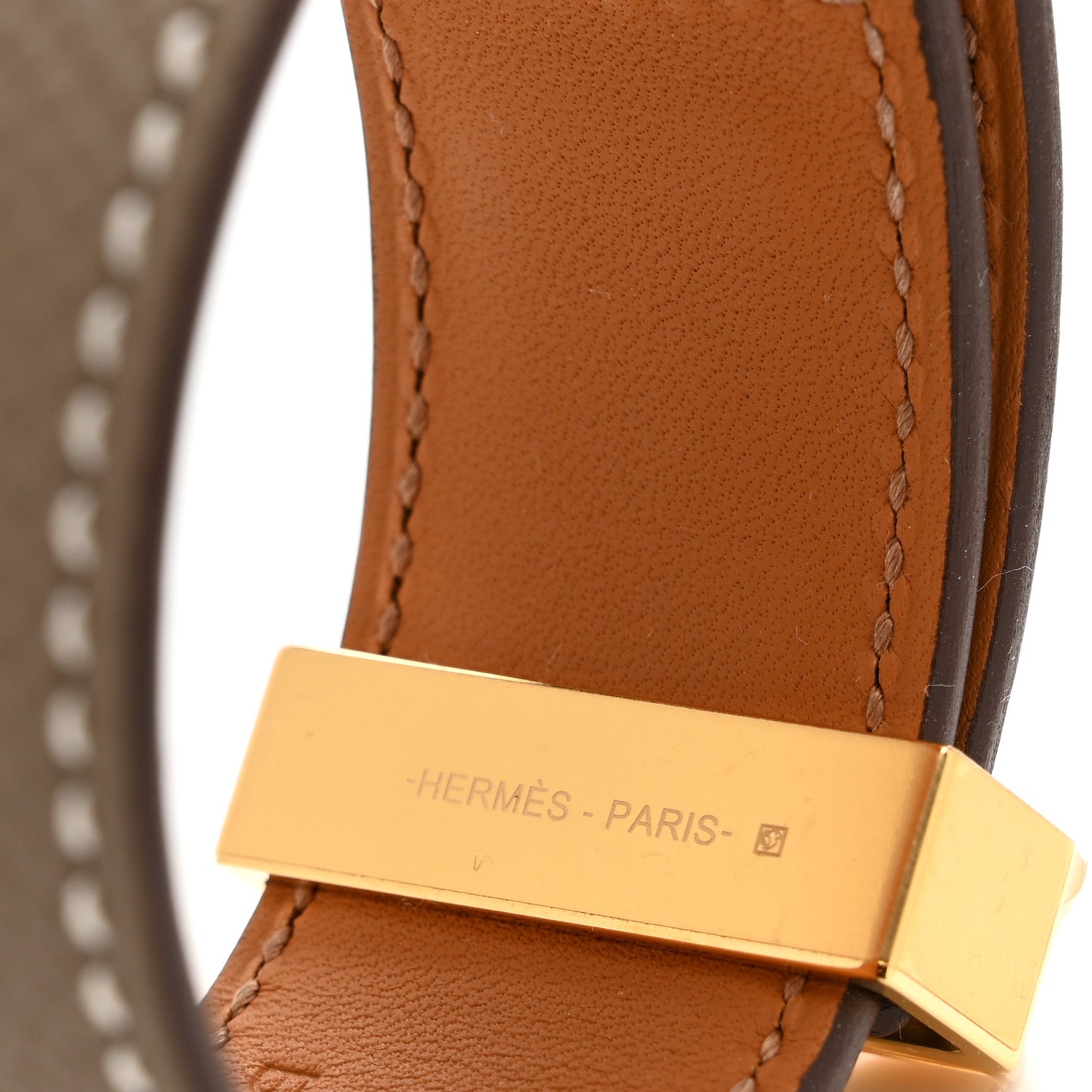 Epsom Collier de Chien CDC 24 Bracelet T2 Etoupe