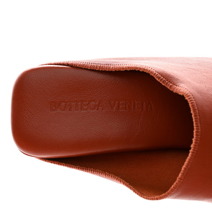 Bottega Veneta Nappa Square Toe Slip-On Mule Sandals 36 Red 7 of 9
