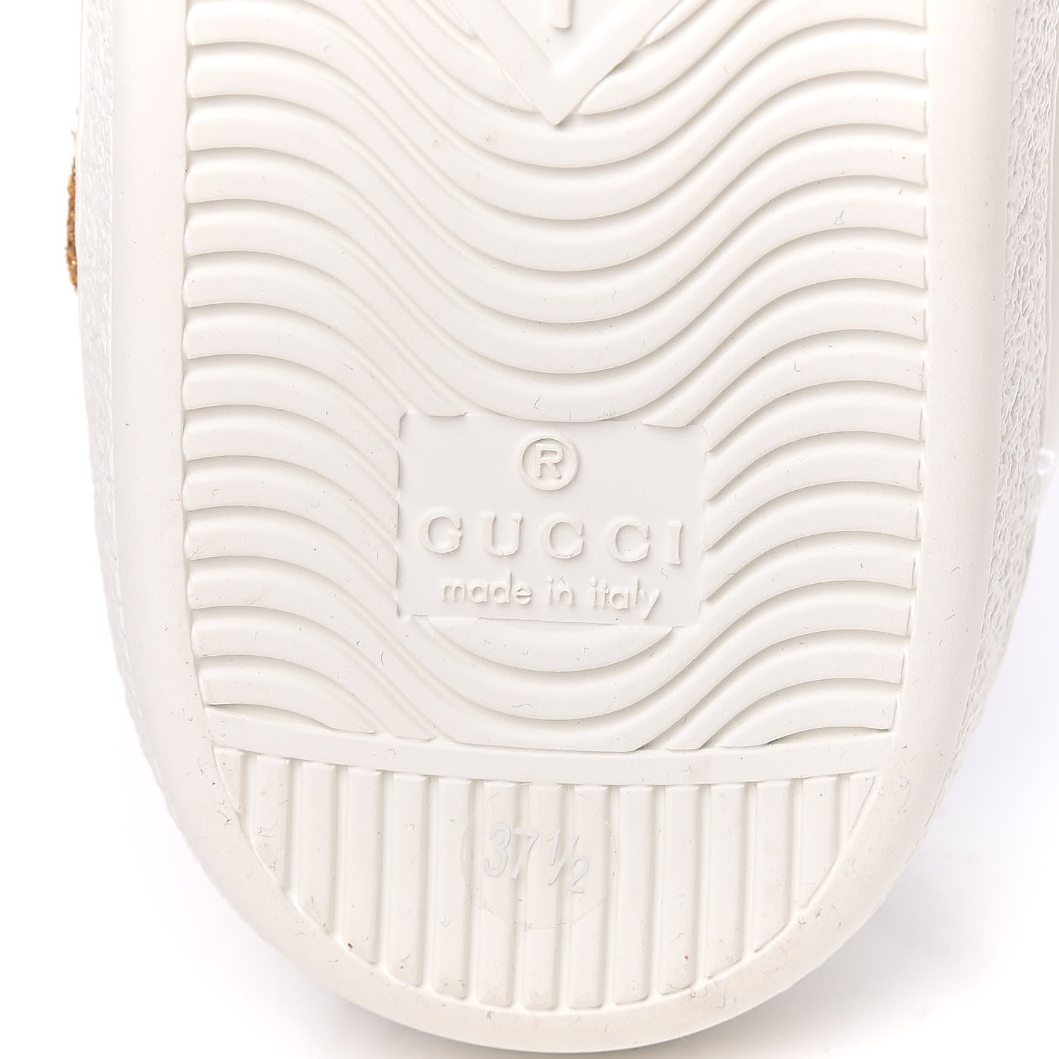 Gucci Calfskin Nappa Web LOVED Embroidered Womens Ace Sneakers 37.5 White Red Flame Notte 6 of 13