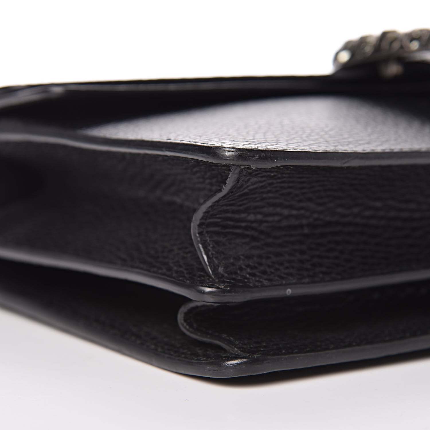 Gucci Pebbled Calfskin Small Dionysus Shoulder Bag Black 8 of 18