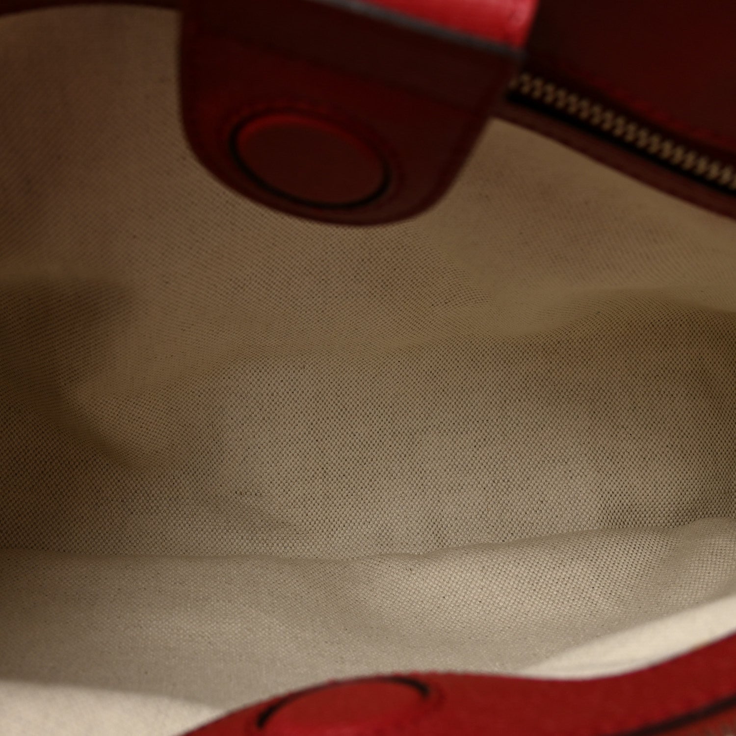 Gucci Shangai Calfskin Blooms Print Medium Bamboo Shopper Tote Red Multicolor 5 of 10