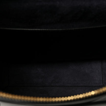 Celine Grained Calfskin Micro Belt Bag Black 5 of 11