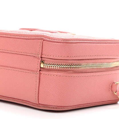 Chanel Caviar Quilted Small CC Filigree Vanity Case Pink 10 of 10