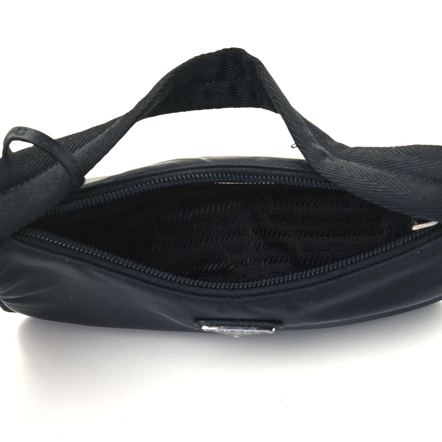 Prada Tessuto Nylon Mini Re-Edition 2000 Bag Black 5 of 13