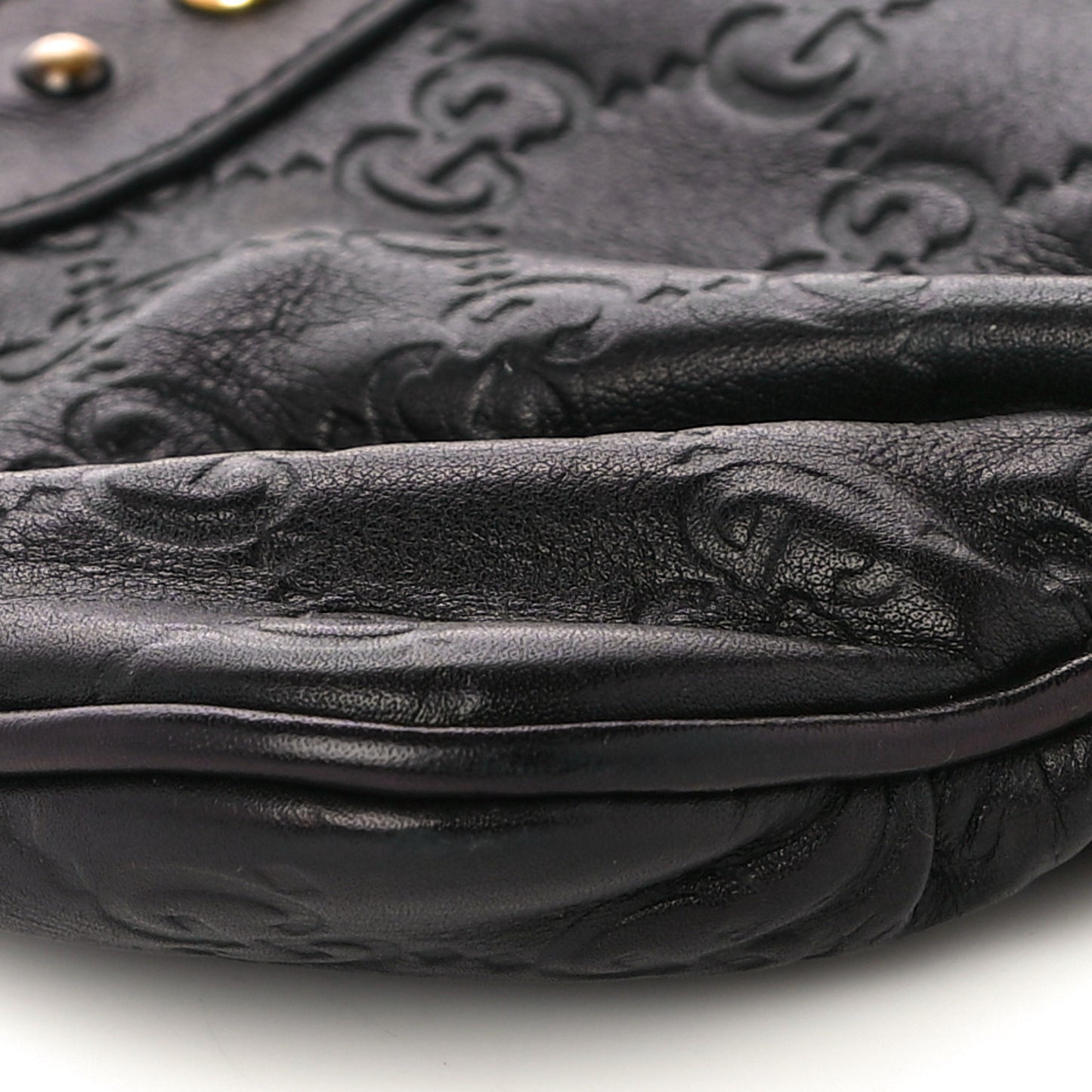 Guccissima Babouska Wristlet Black